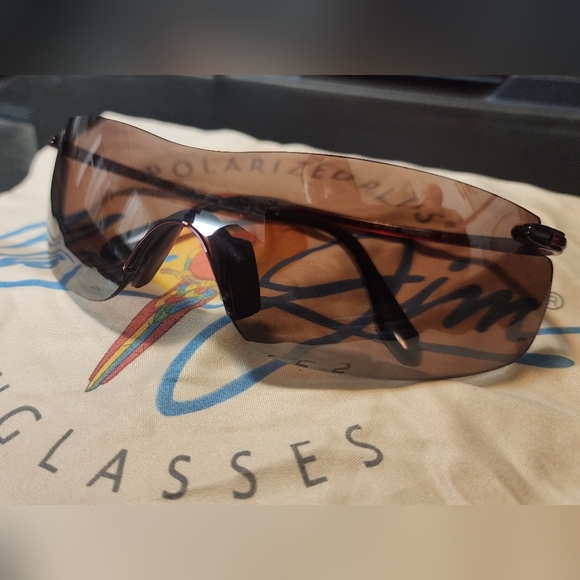 Maui Jim Breakwater MJ-510-07  Sunglasses - Burgundy Frame/Maui Rose Lens - Picture 3 of 14
